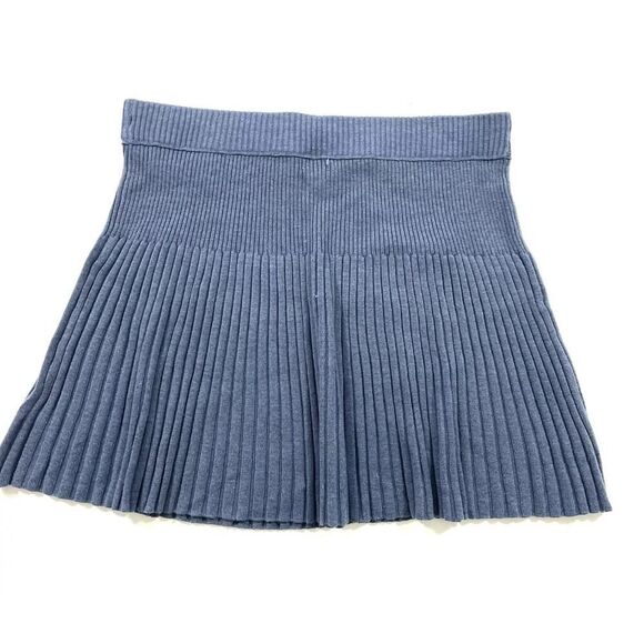 Aerie Take Charge Blue Sweater Skirt Medium New with tag - Picture 2 of 5